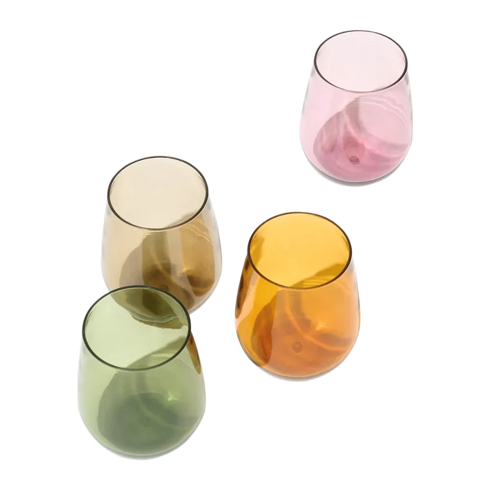 16oz. MS Plastic Stemless Wine Glass 2