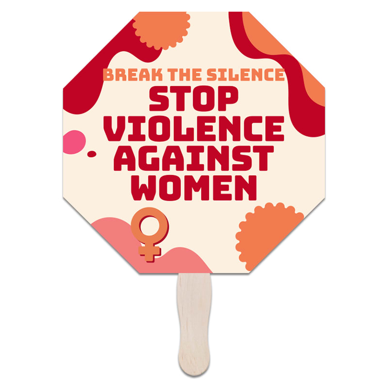 Stop Sign Hand Fans 6