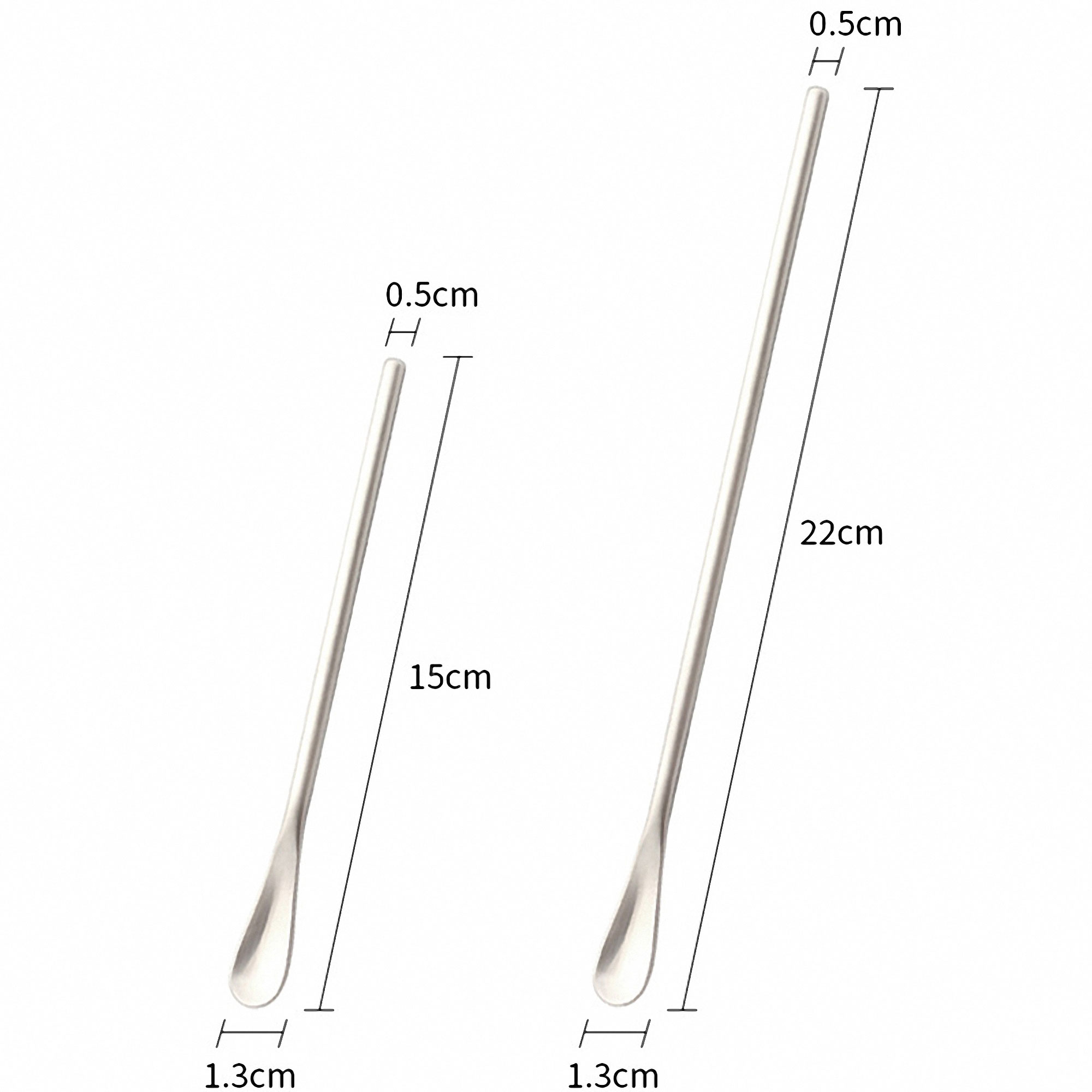 5-Inch Stainless Steel Cocktail Stirring Spoon 2