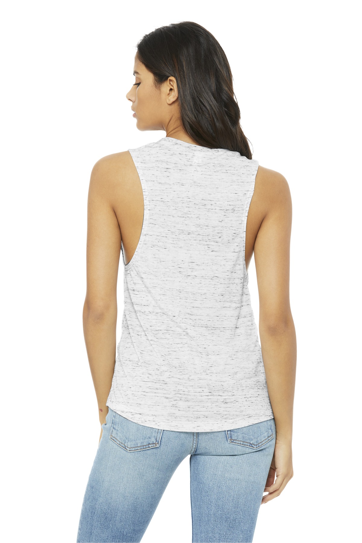 BELLA+CANVAS Women's Flowy Scoop Muscle Tank. BC8803 38