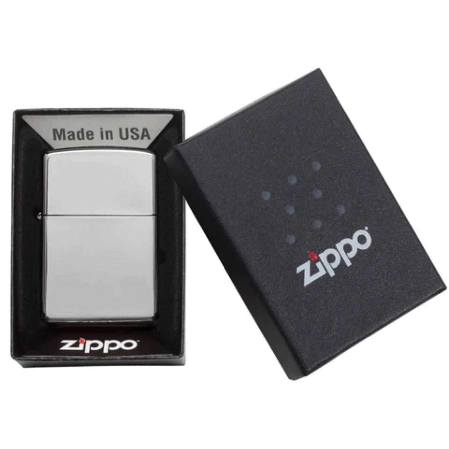 Genuine Zippo windproof lighter - High Polish Chrome 4