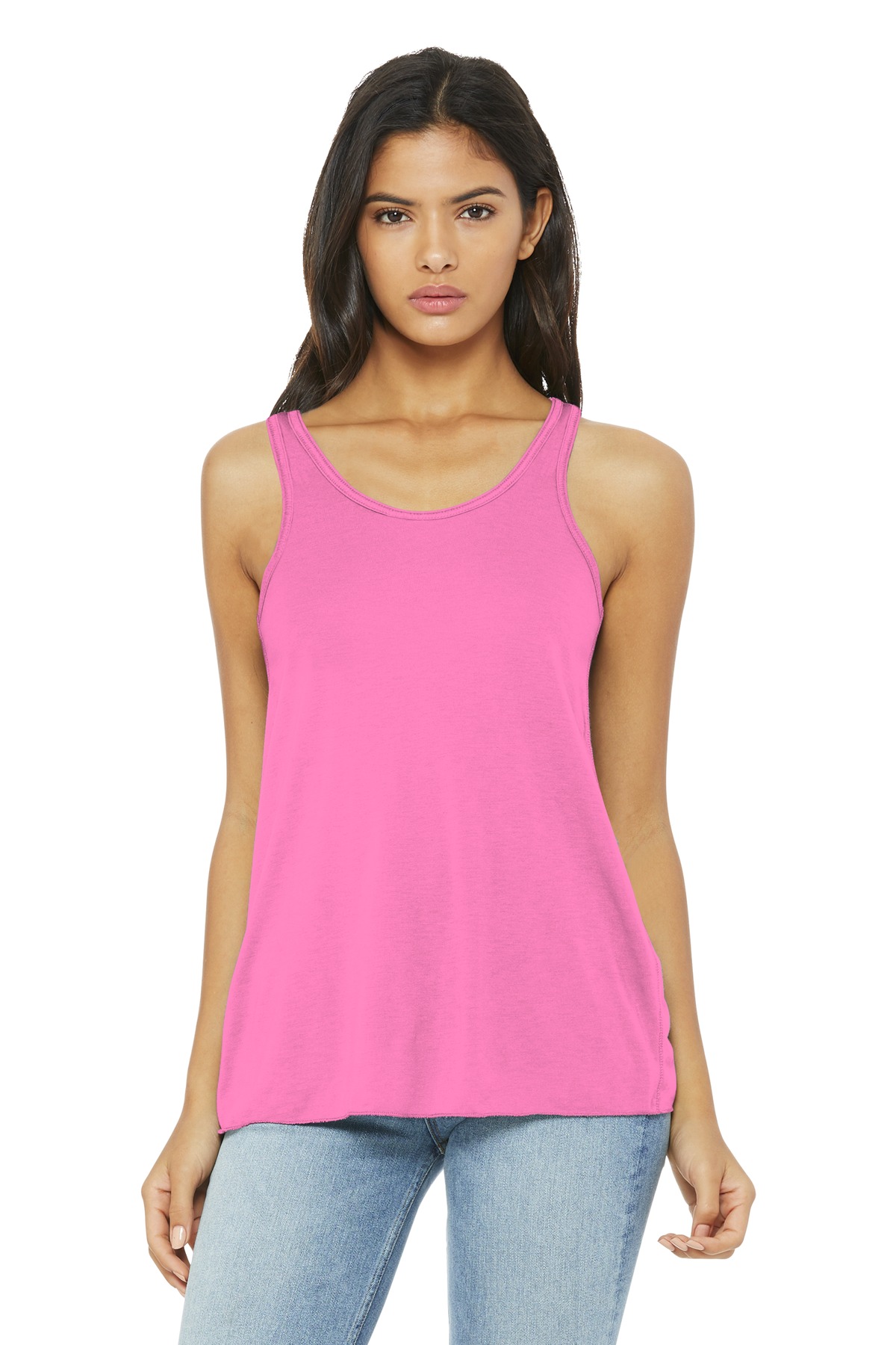 BELLA+CANVAS Women's Flowy Racerback Tank. BC8800 102