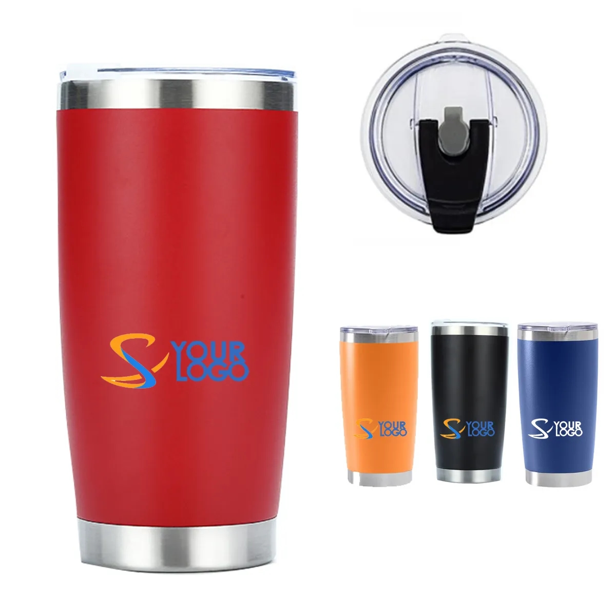 20oz Solid Color Stainless Steel Insulated Vacuum Mug Cup 1