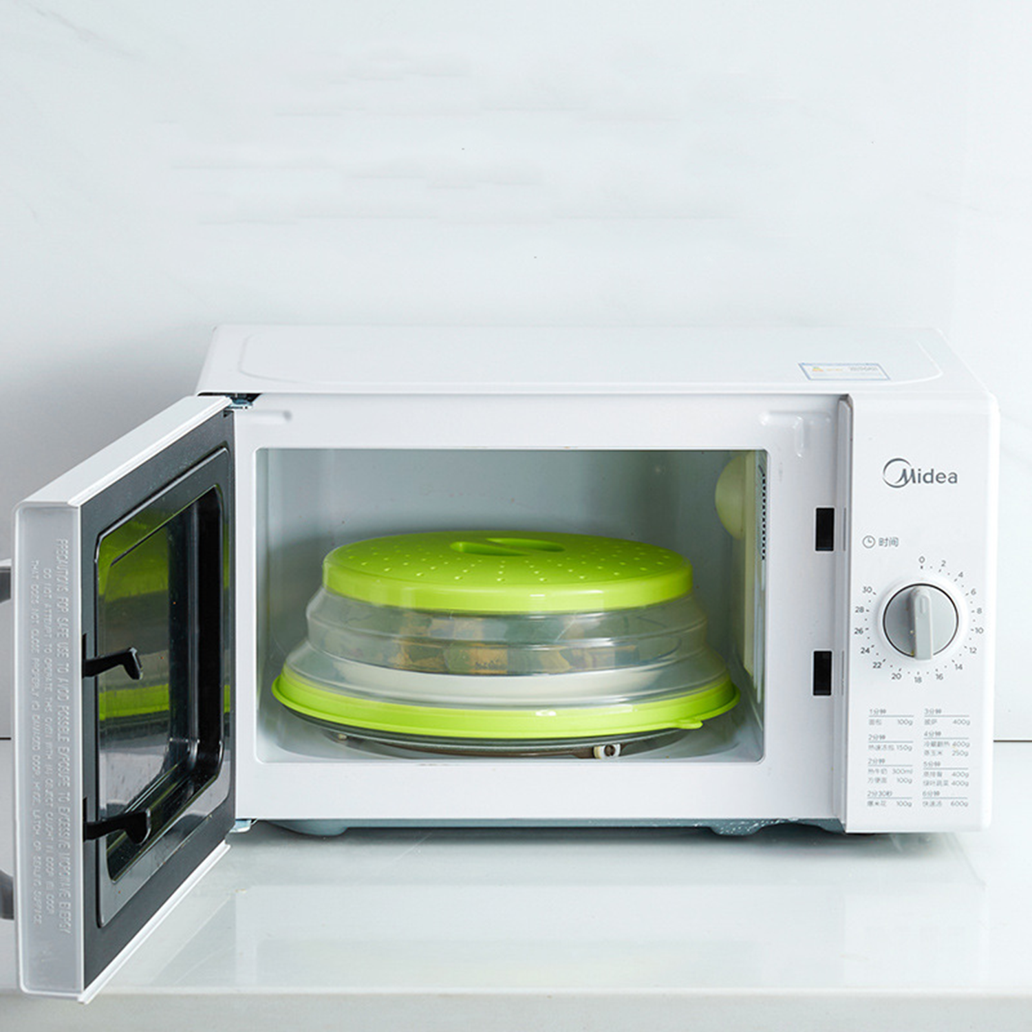 Microwave Splatter Cover for Food 2