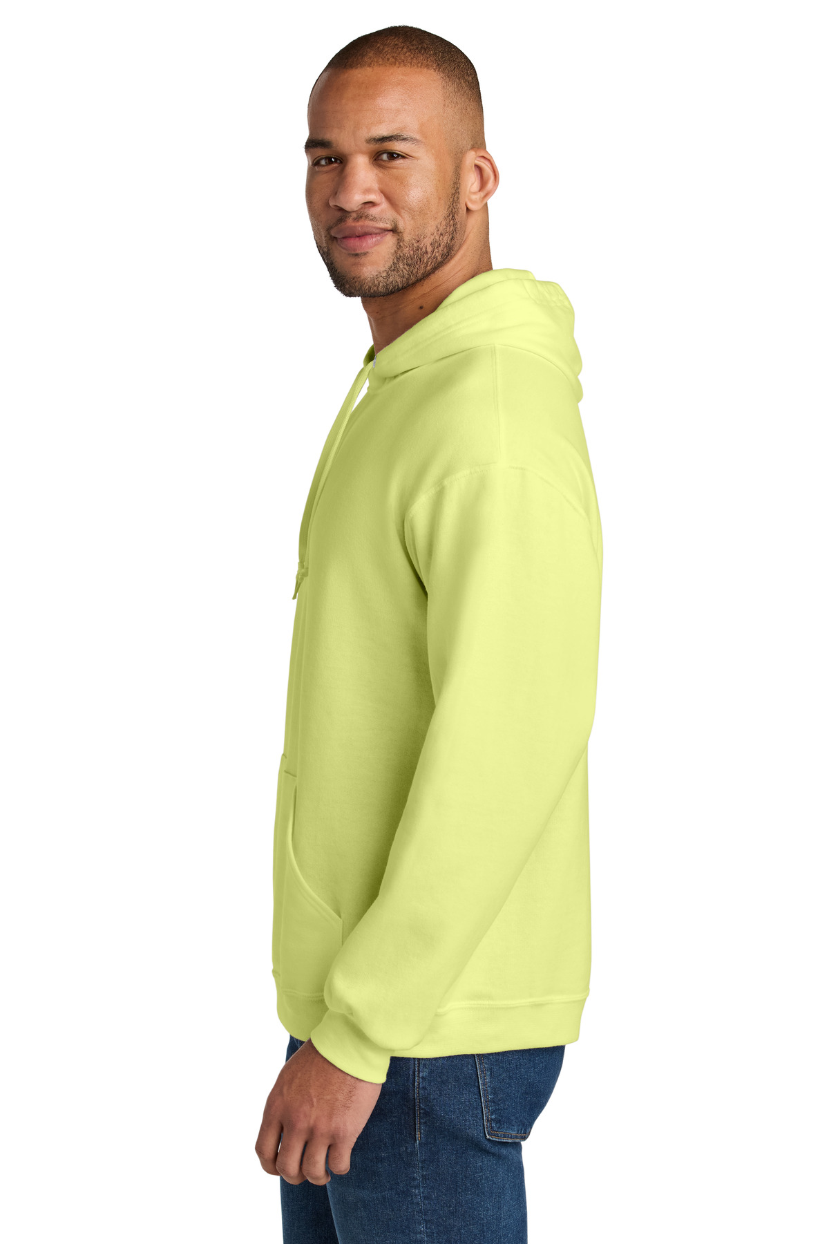 Jerzees Ultimate Unisex CVC Ring Spun Hooded Sweatshirt IC49M 37