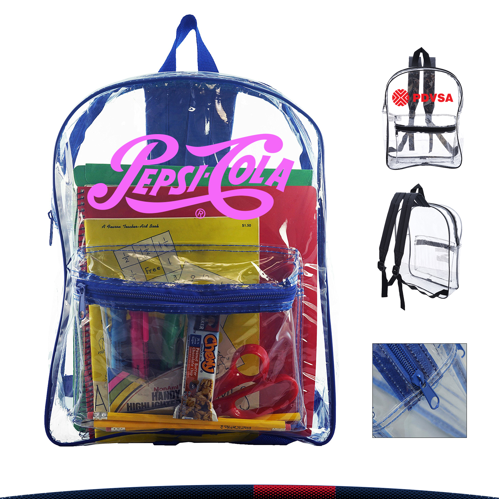 Outip Clear Backpack, custom backpack with logo imprint 3
