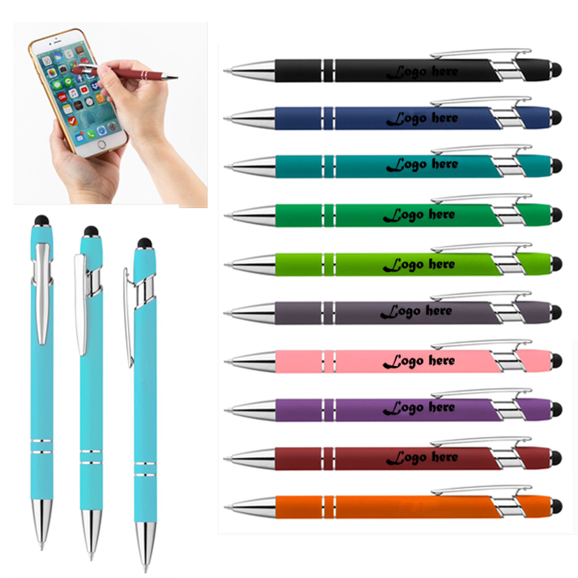Portable Stylus and Ballpoint Pen for Office and Travel 1