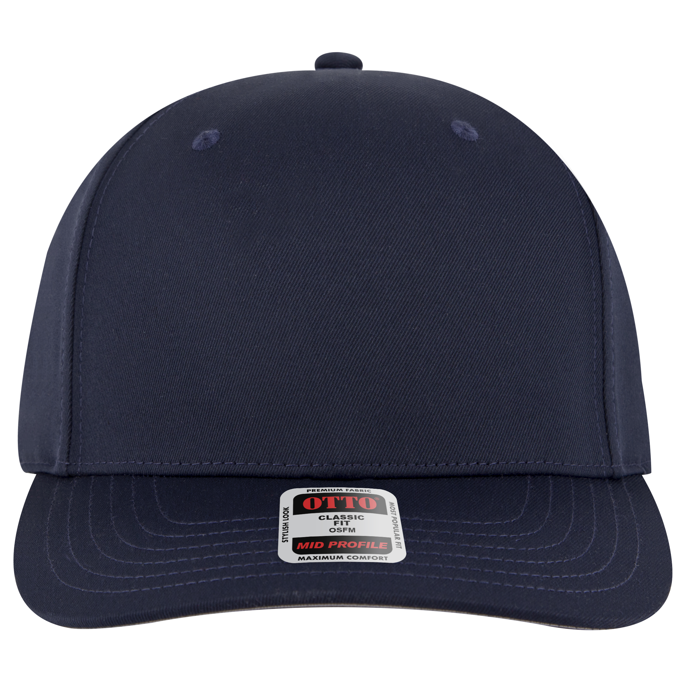 OTTO CAP® Seamless 6 Panel Mid Profile Baseball Cap 1