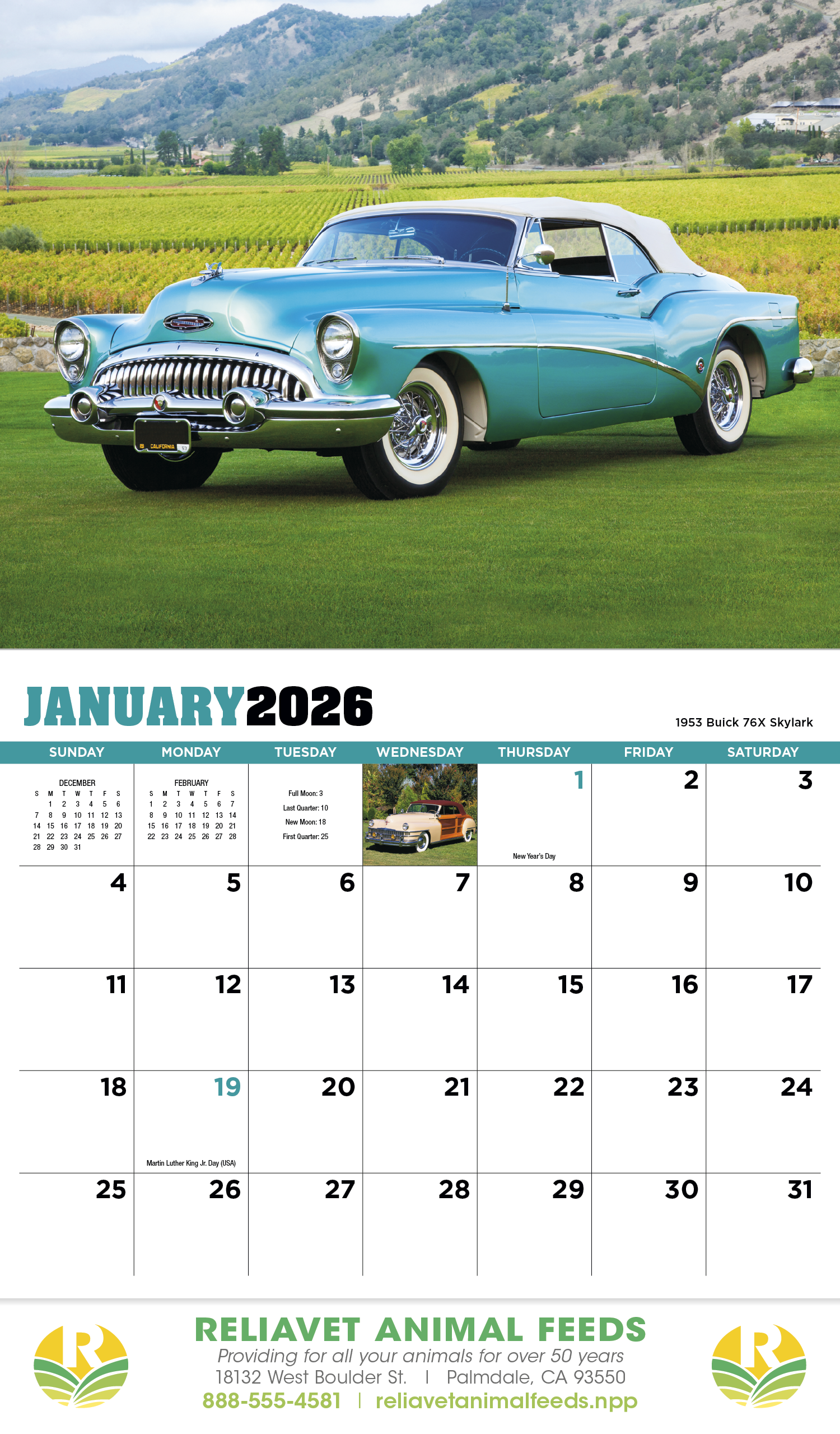 HotLine® Products Highway Memories Appointment Calendar - Stapled 2