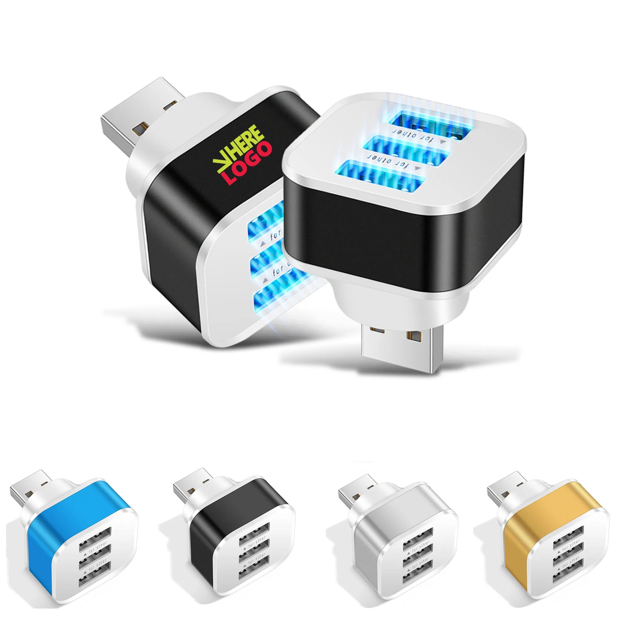Fast Charge Dual Port USB Cargador Car Charger 2