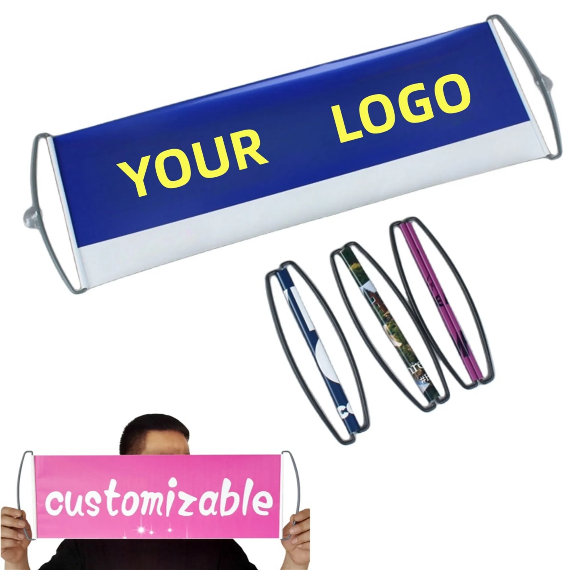 Retractable Handheld Banner Flag 4