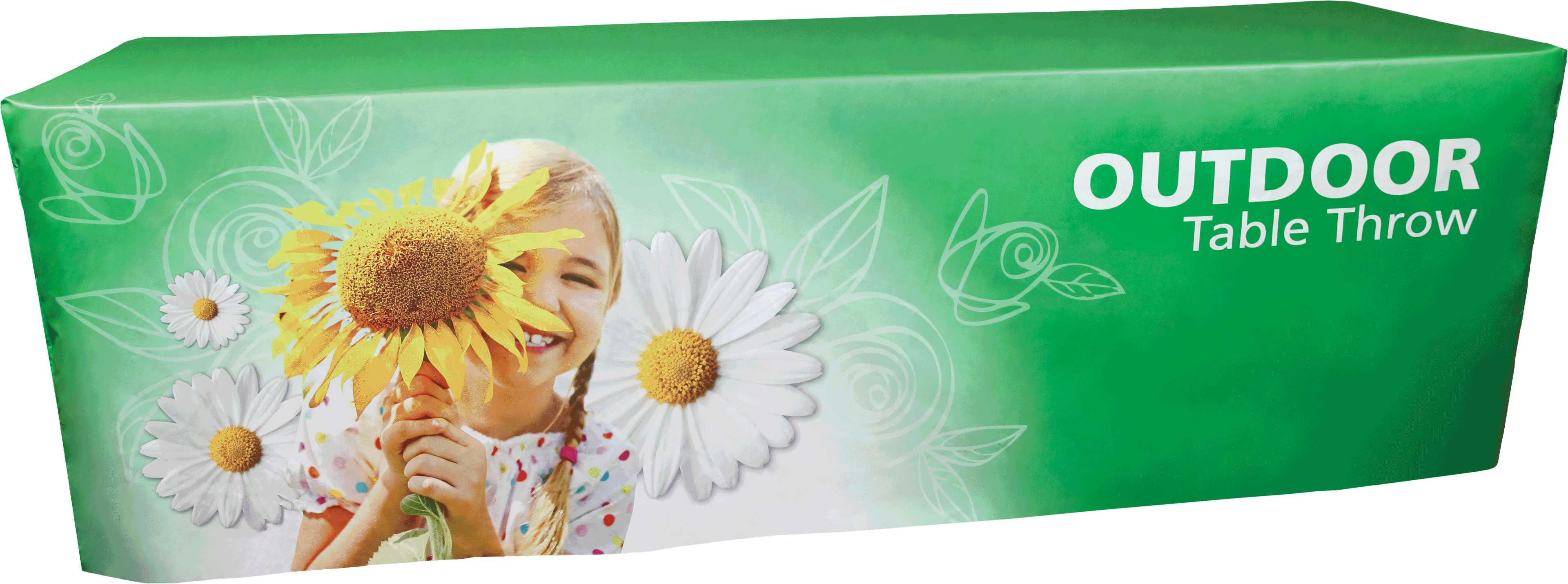 8' Full Outdoor Fitted Table Throw