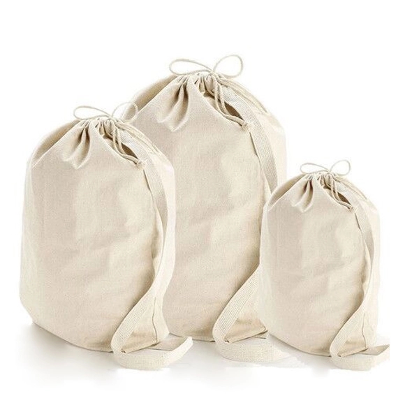 8 oz- Cotton Drawstring Laundry Bag 2