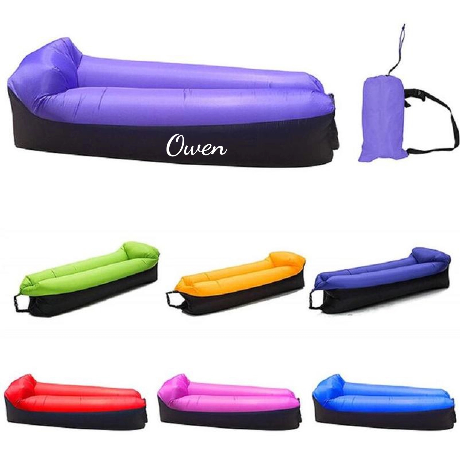 Inflatable Lounger Sofa w/ Carry Bag 2