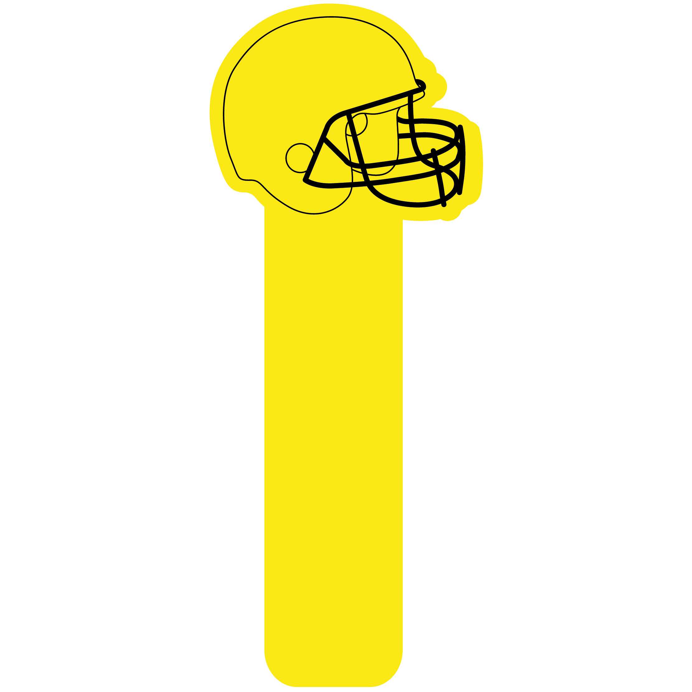 Football Helmet Stick Waver 15