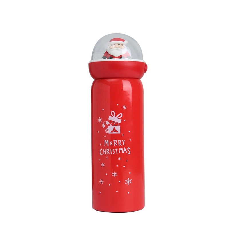 Christmas Santa Clause Stainless Steel Vacuum Water Bottle 4