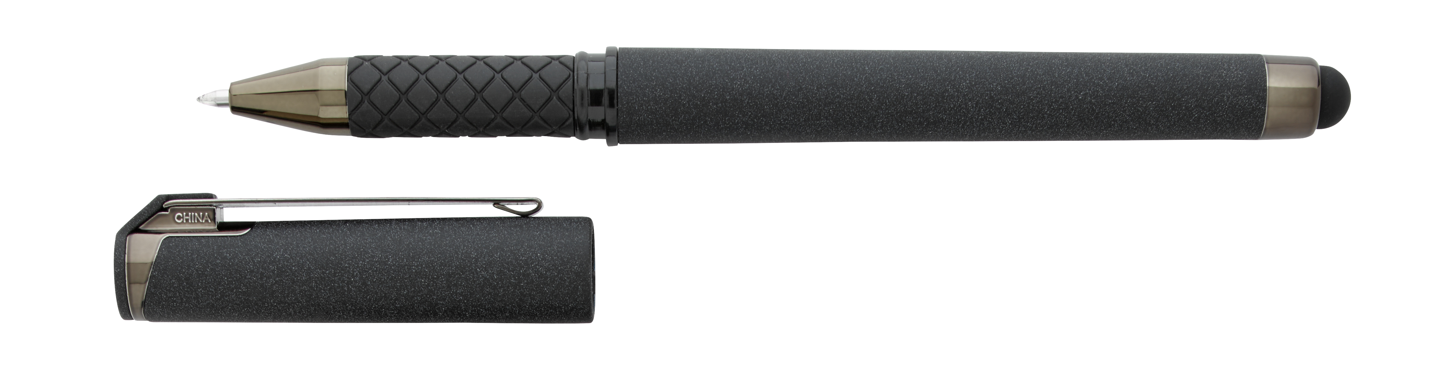 Good Value™ Cali Stylus Gunmetal Suede RABS Pen 9