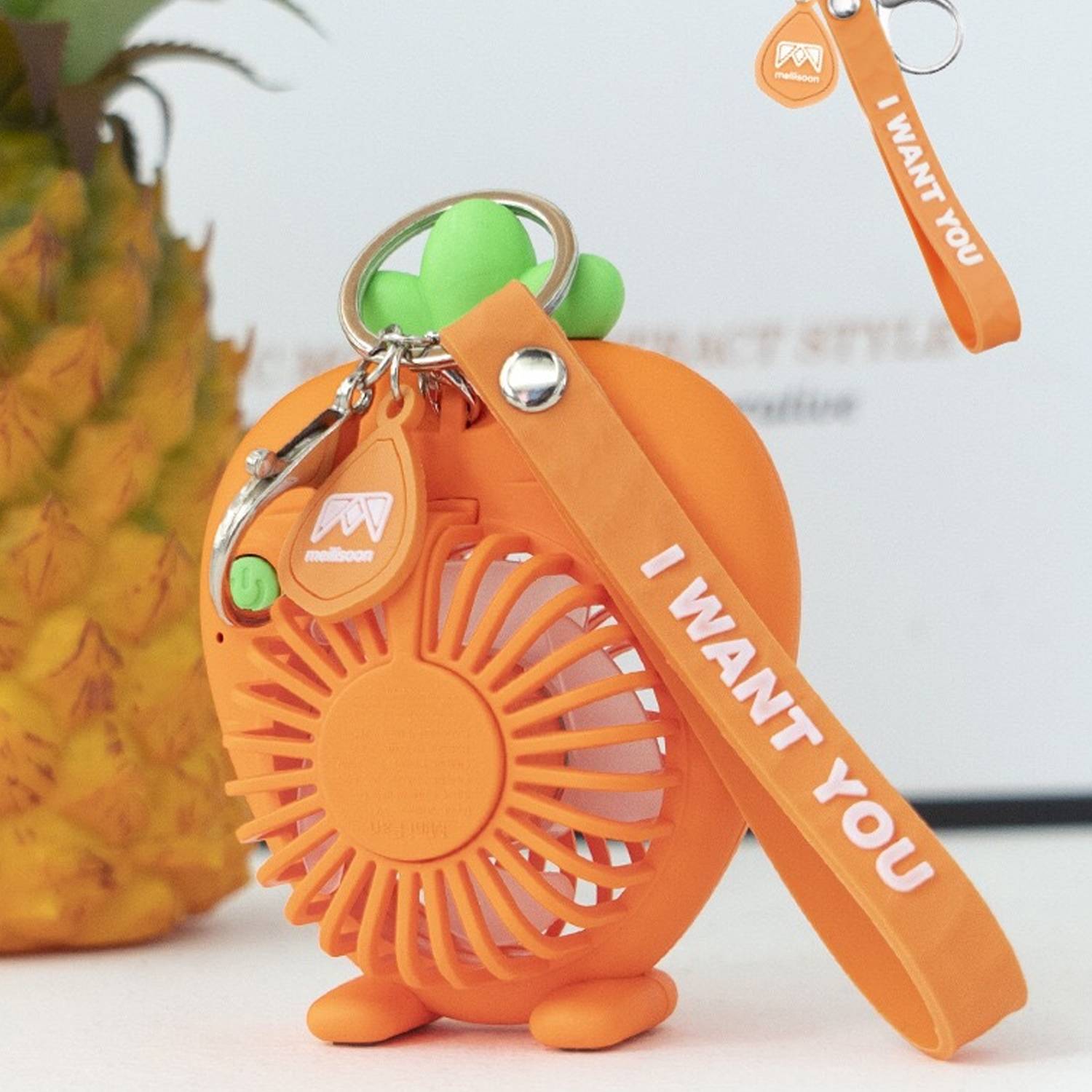 Usb Mini Fruit Cartoon Fan 5