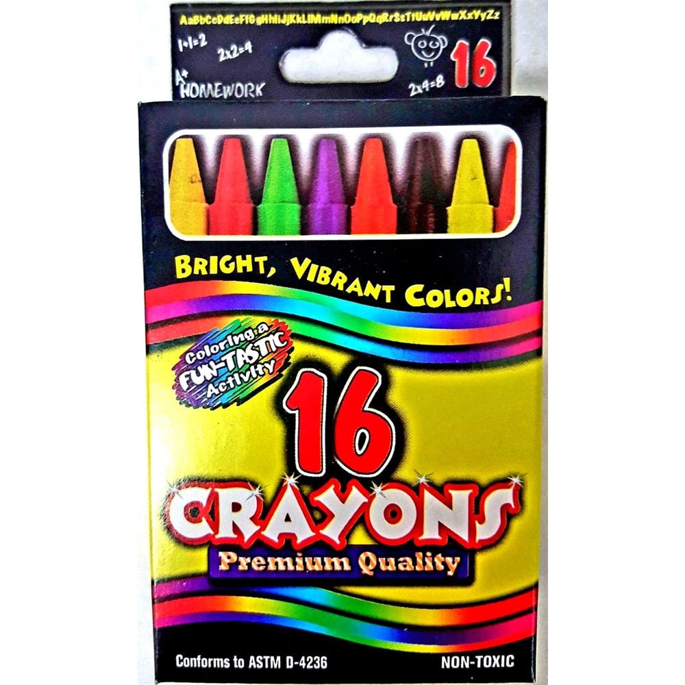 Crayons - 16 Count Vibrant Colors 1