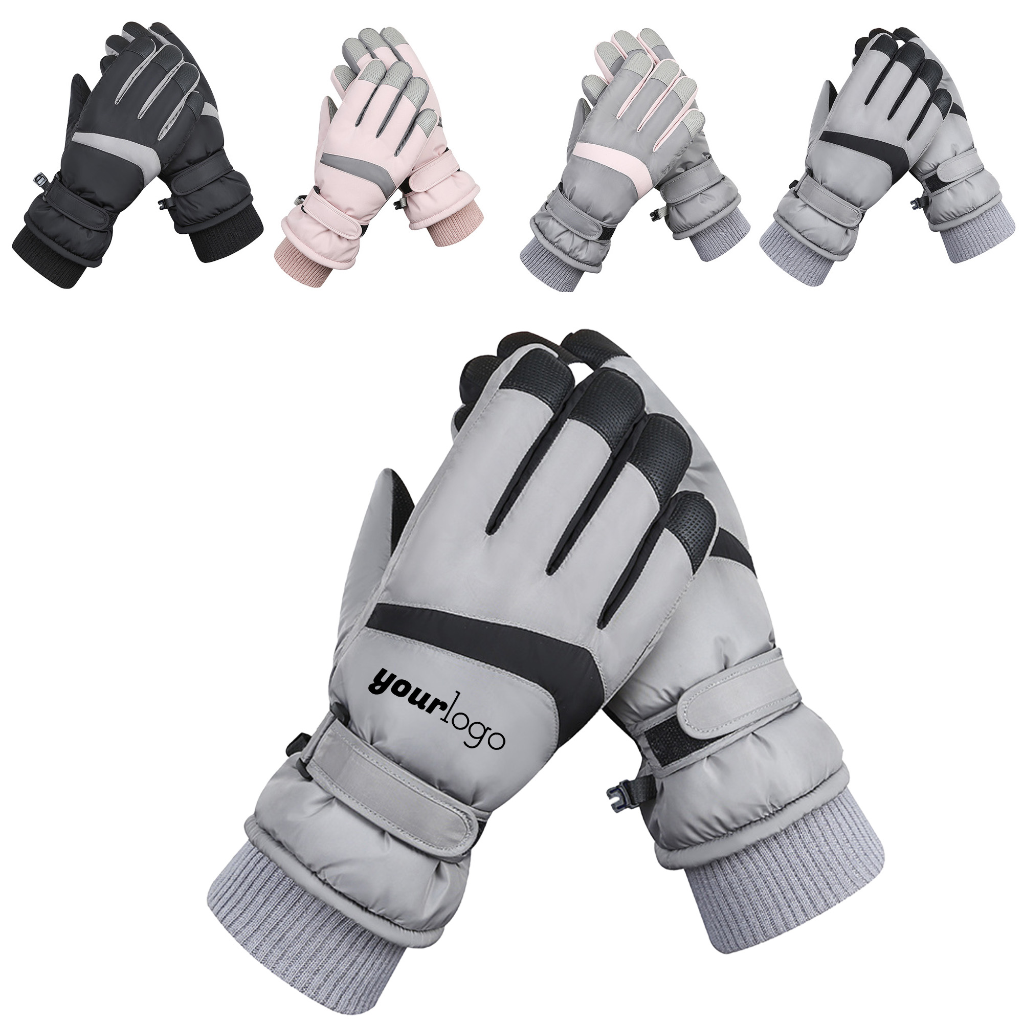 Children's Waterproof Winter Ski Gloves with Grip 3
