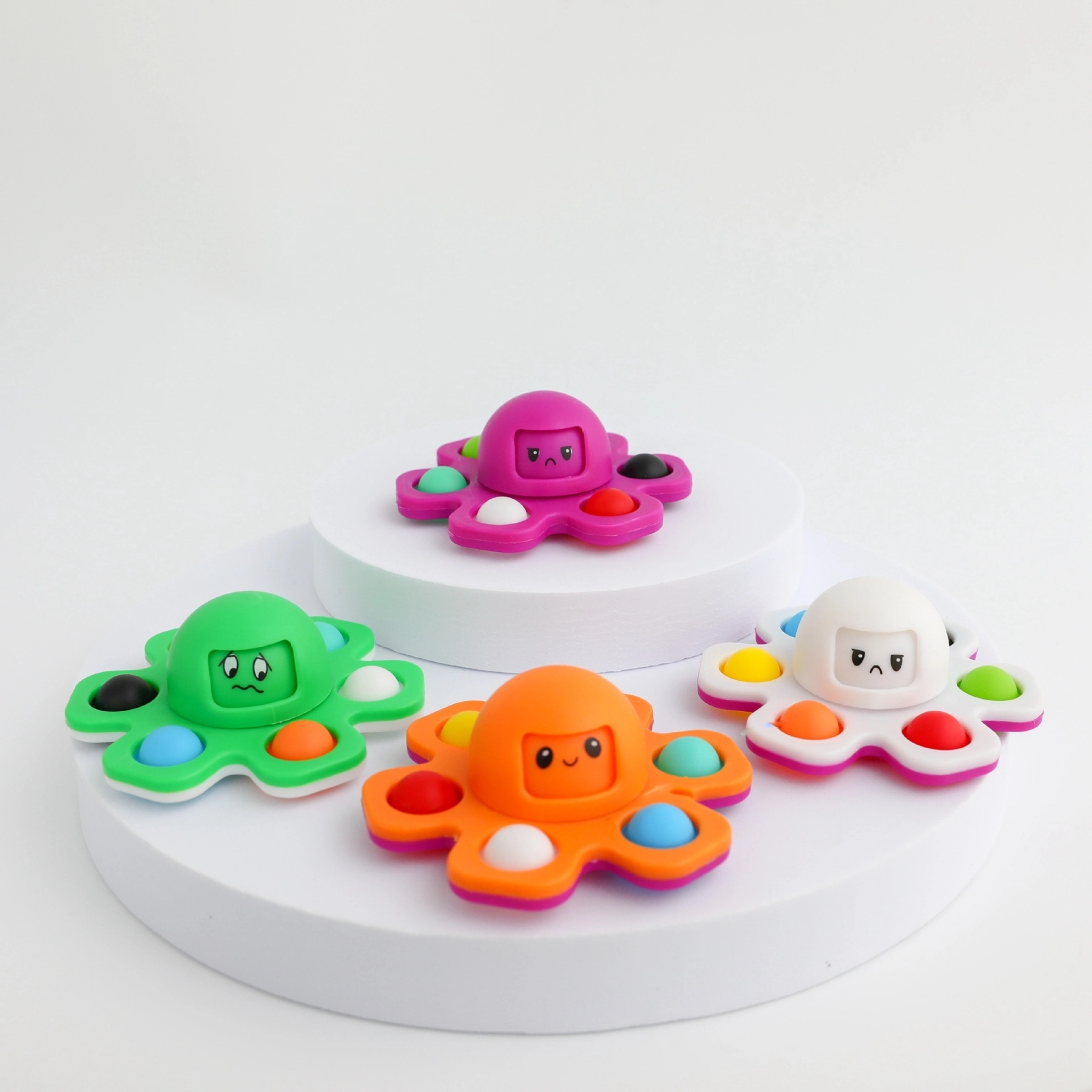 Fidget Spinner Face Changing Octopus Pop Toy 13