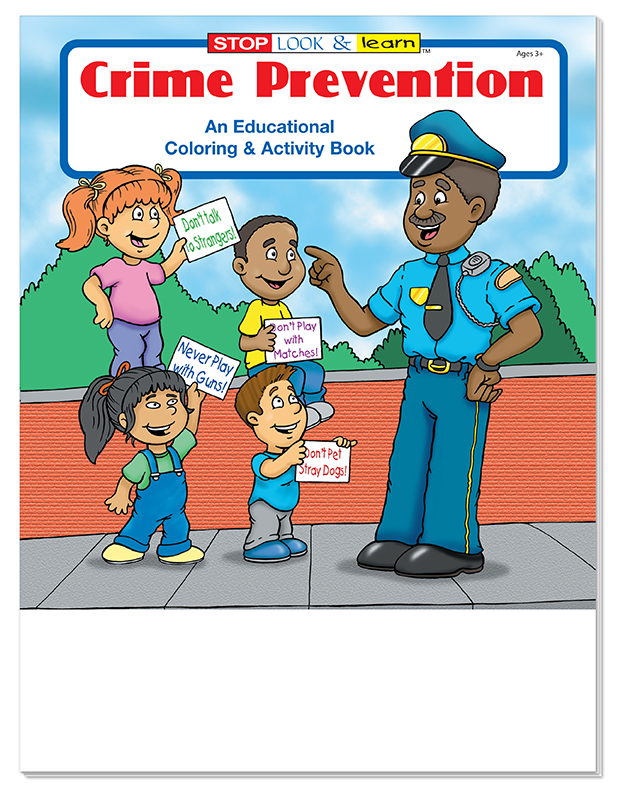 COLORING BOOK - Crime Prevention Coloring & Activity Book 1