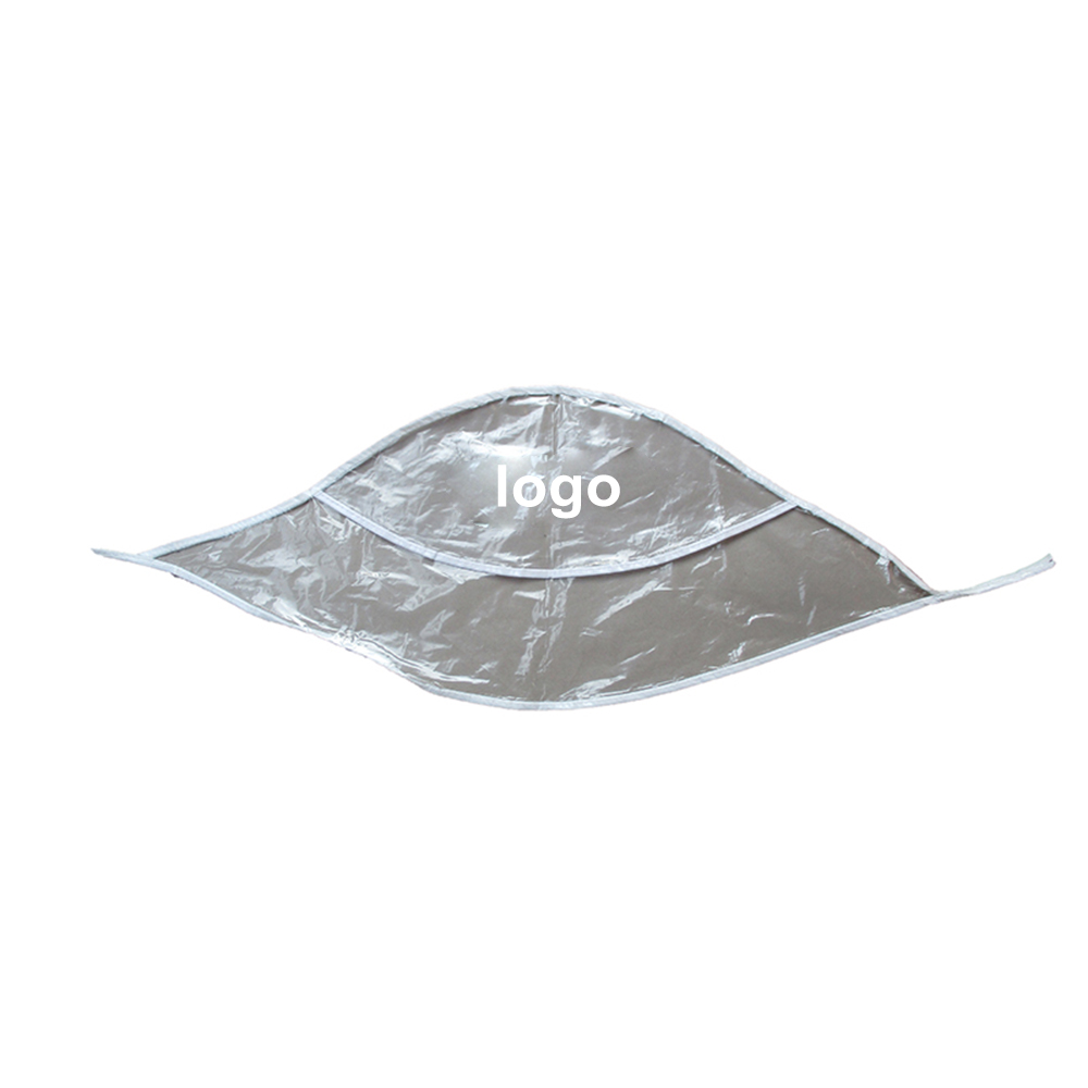 Reusable Waterproof Plastic Rain Hat Hair Cap 4
