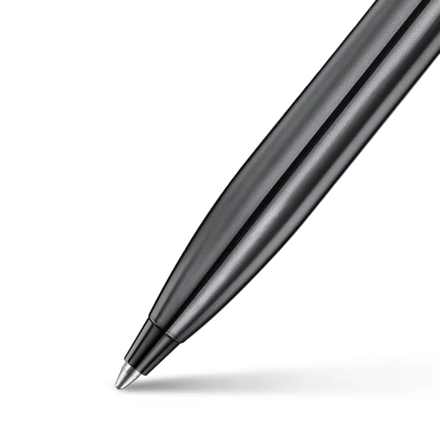 SHEAFFER® 100 Ionic Gunmetal Grey PVD Trim Executive Ballpoint Pen w/ Gift Box 4