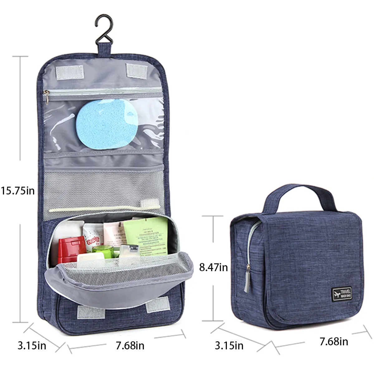 Toiletry Travel Waterresistant Makeup Cosmetic Bag Organizer 4