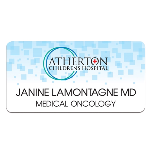 Plastic Name Badge 1