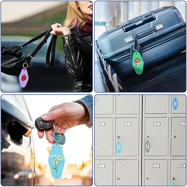 Vintage Style Motel Keychain Key Tag 1