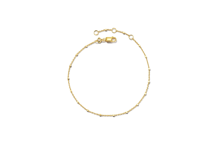 Kendra Scott Single Satellite Chain Bracelet in 18K Yellow Gold Vermeil 1