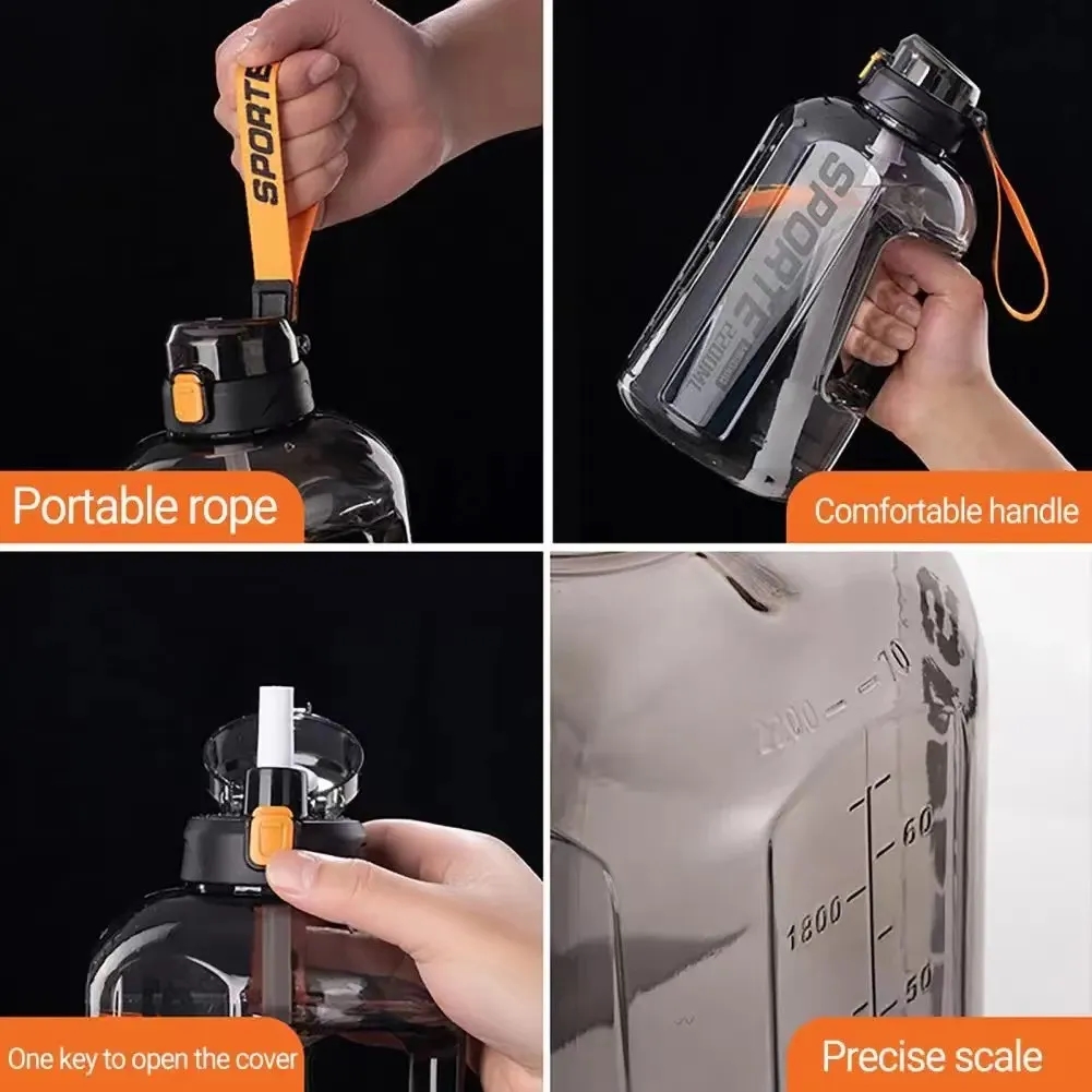 50oz Water Bottle with handle 5