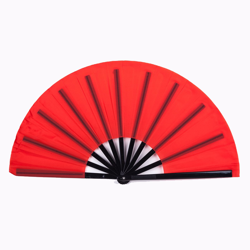 Portable Plastic Kungfu Dancing Fan Full Color 8