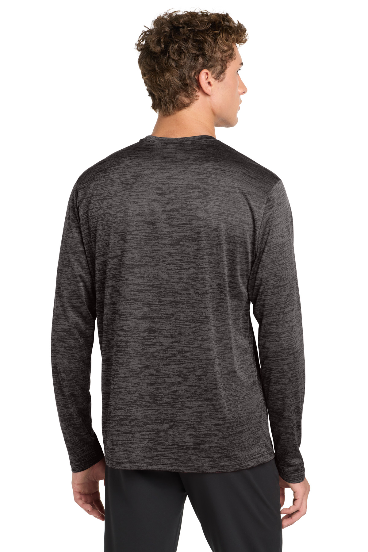 Sport-Tek PosiCharge Long Sleeve Electric Heather Tee. ST390LS 10
