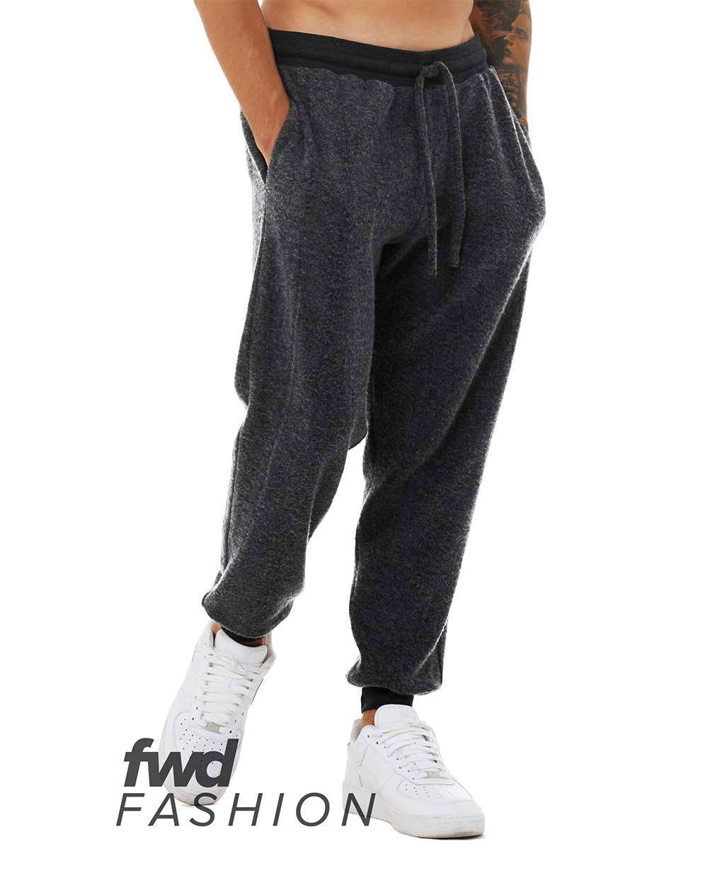 Unisex FWD Fashion Sueded Fleece Joggers - 3327 7