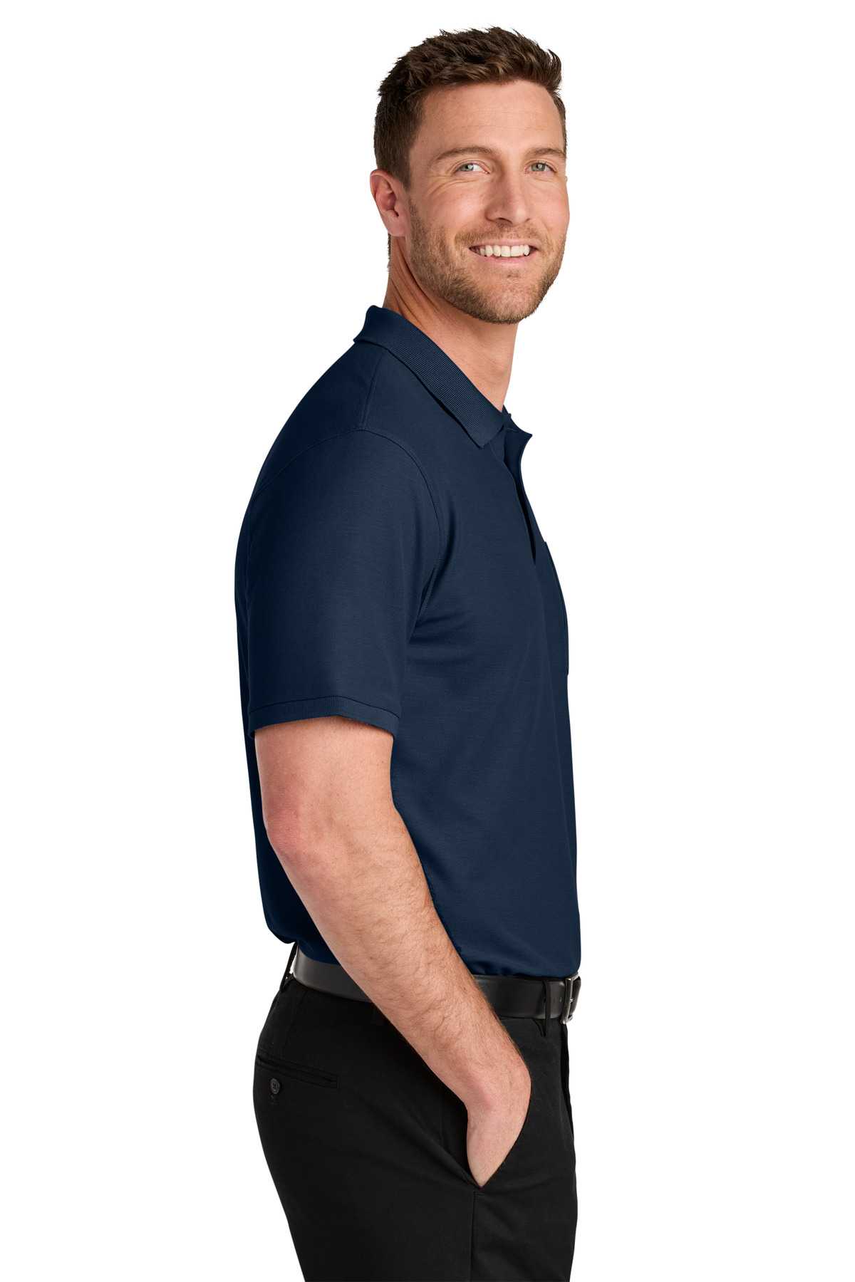 Port Authority Tall Wearever Signature Pique Pocket Polo TLK200P 10