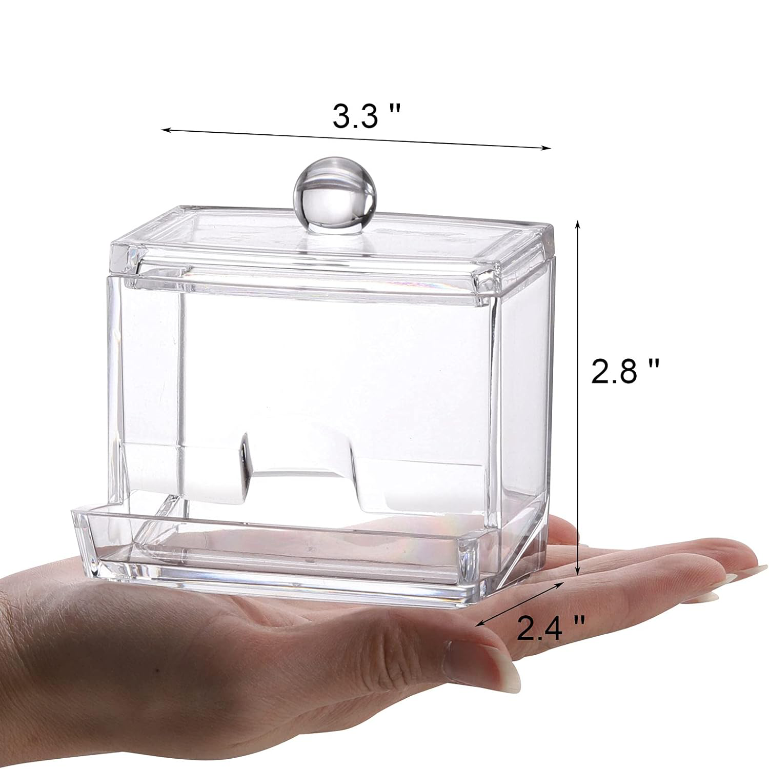Cotton Ball Dispenser Organize 3