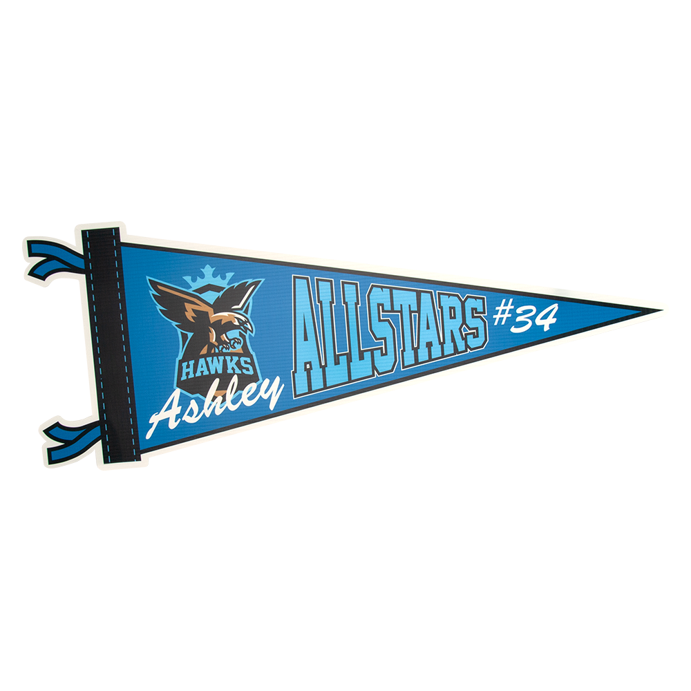 Pennant Yard Sign, Full Color