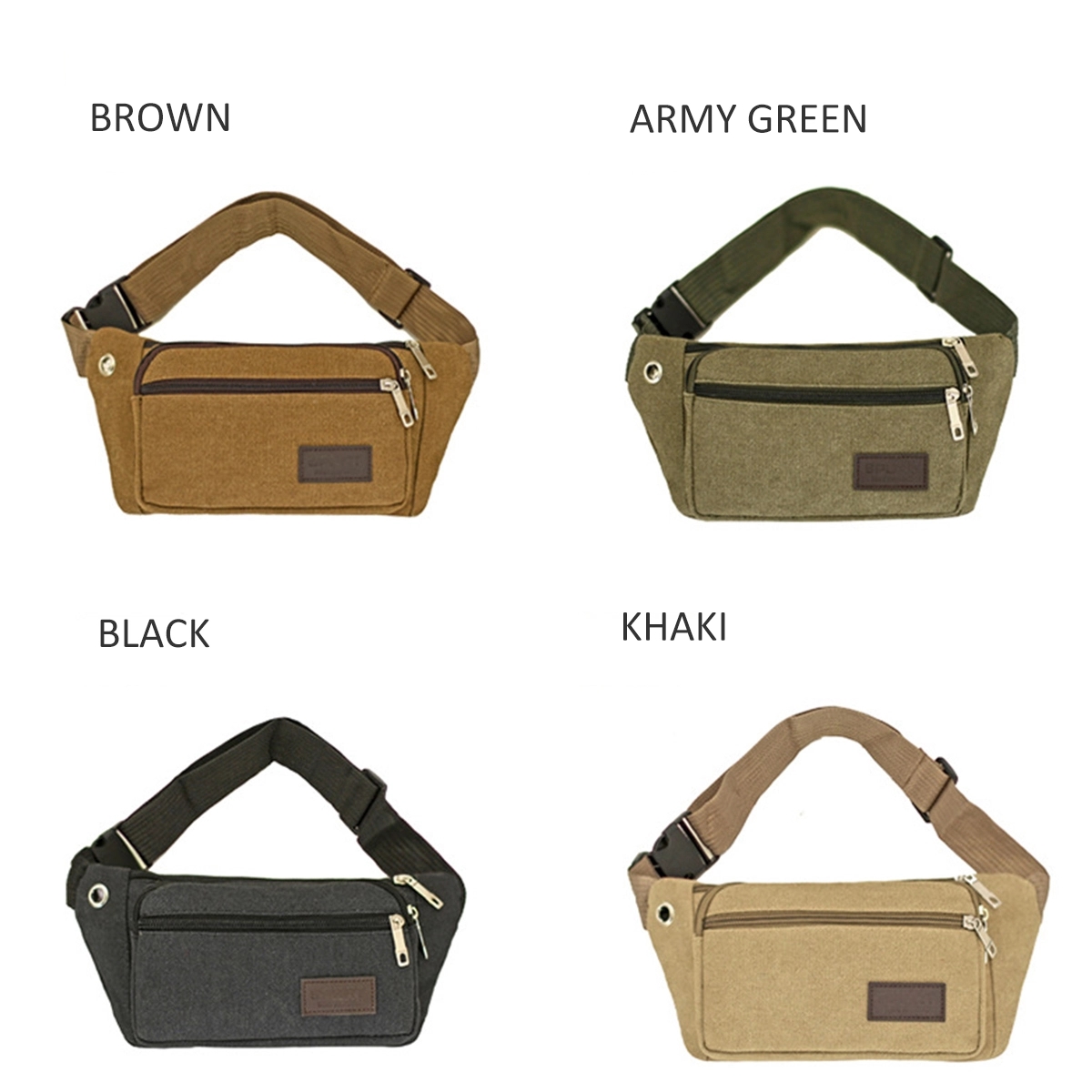Canvas Fanny Pack For Men And Wommen 4