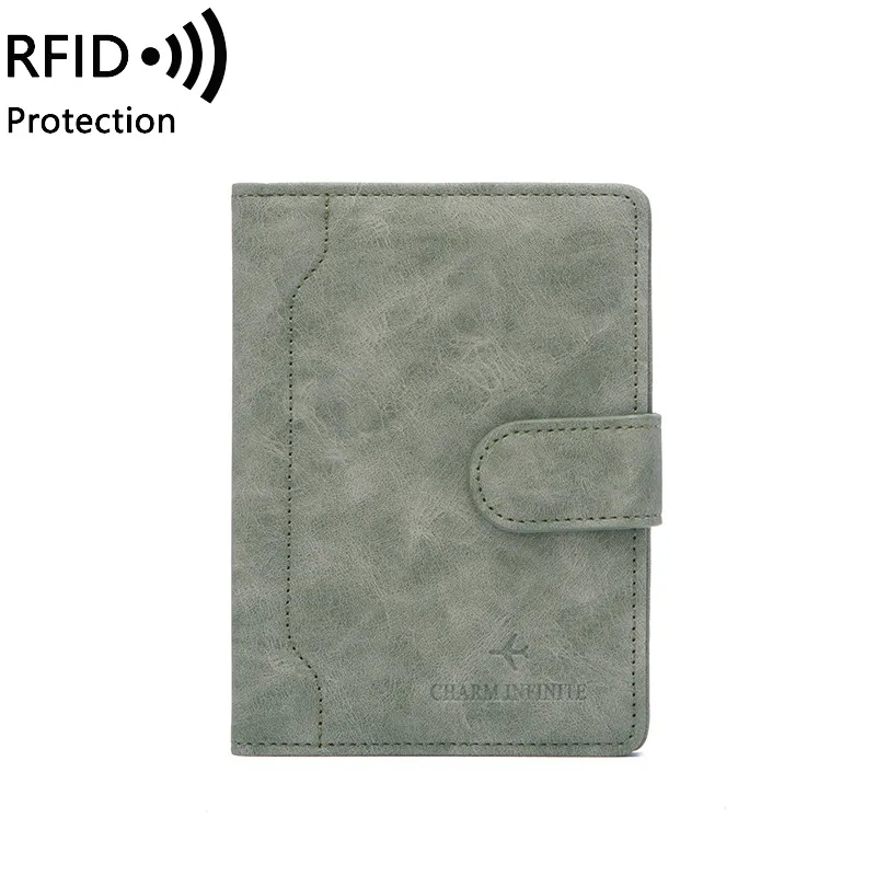 RFID Blocking Travel Passport Holder Cover Slim Id Card Case 2