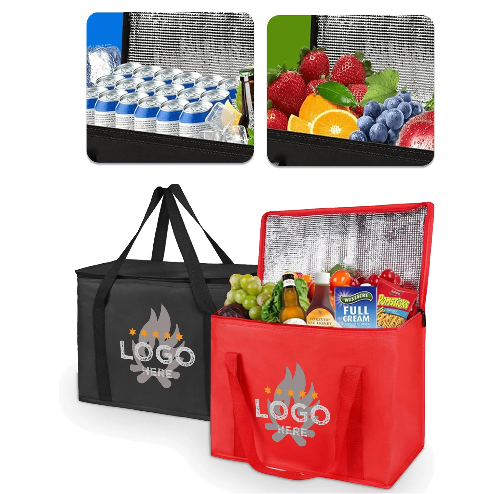 Insulated Grocery Shopping Bags 1