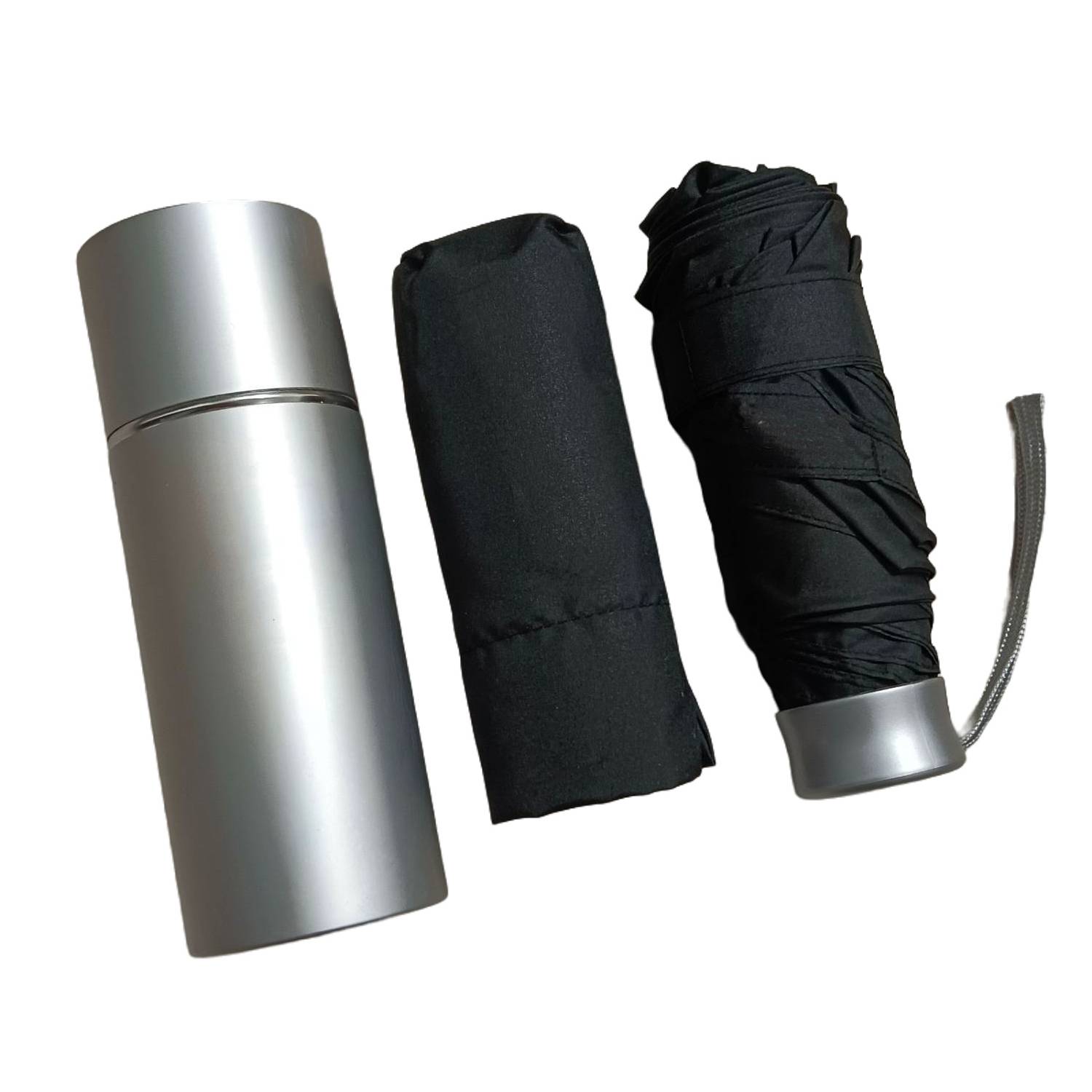 Compact Folding Umbrella w/ Aluminum Case 8