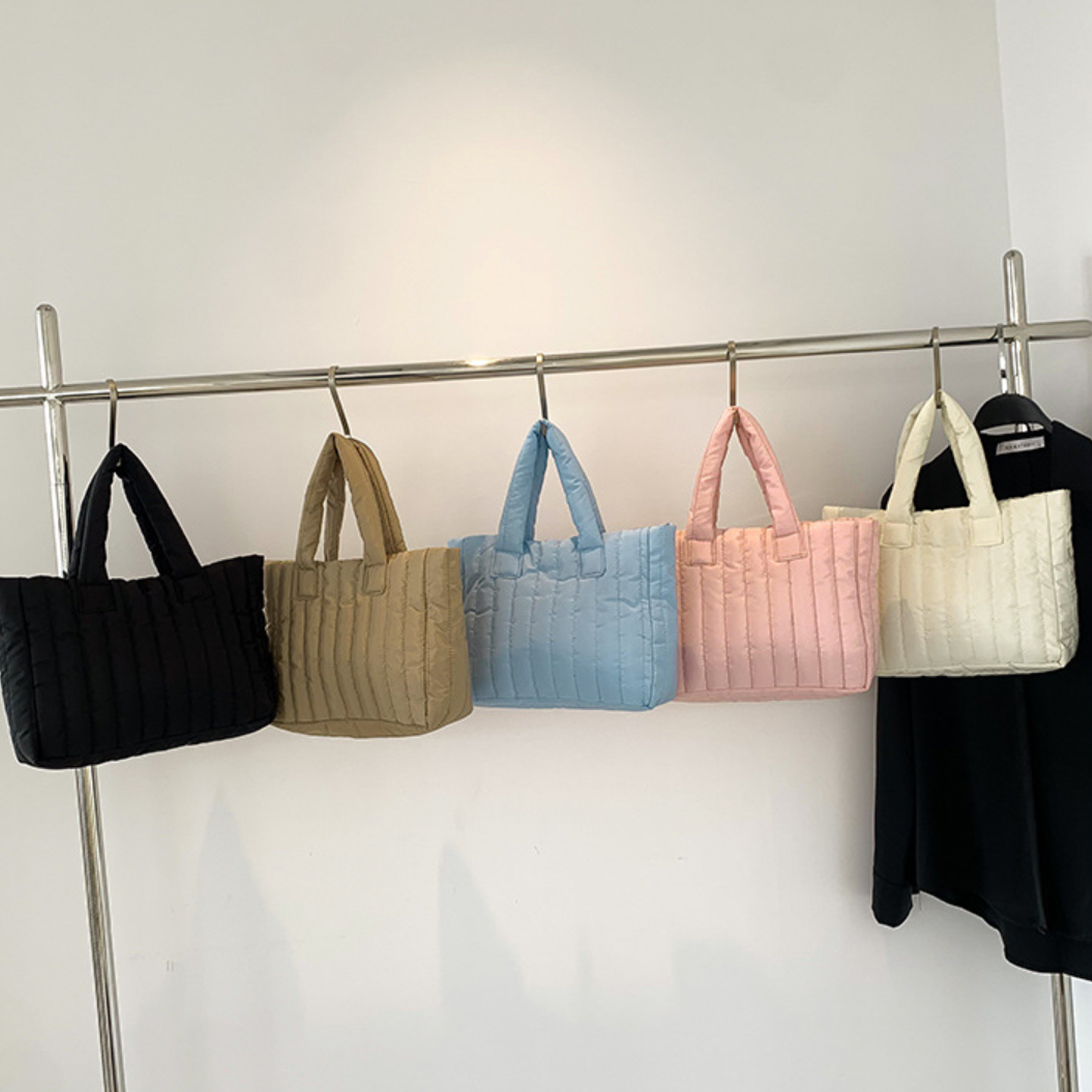 Puffer Purses Lightweight effortlessly outfit Women Tote Bag 10