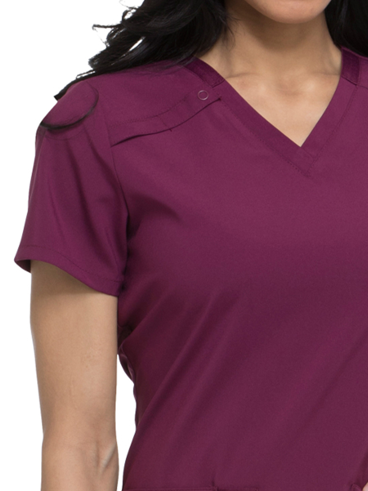 Dickies Medical - EDS Essentials - Women's 2-Pocket Contemporary V-Neck Top 6