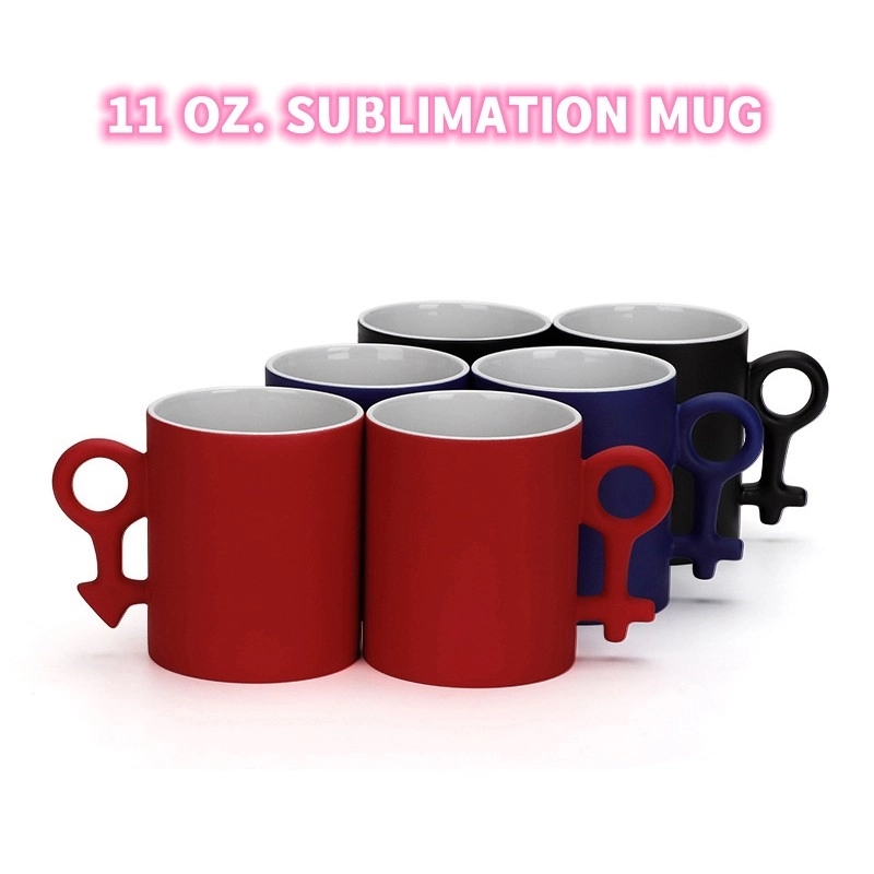 11 oz. Color Changing Ceramic Mug for Couples 6