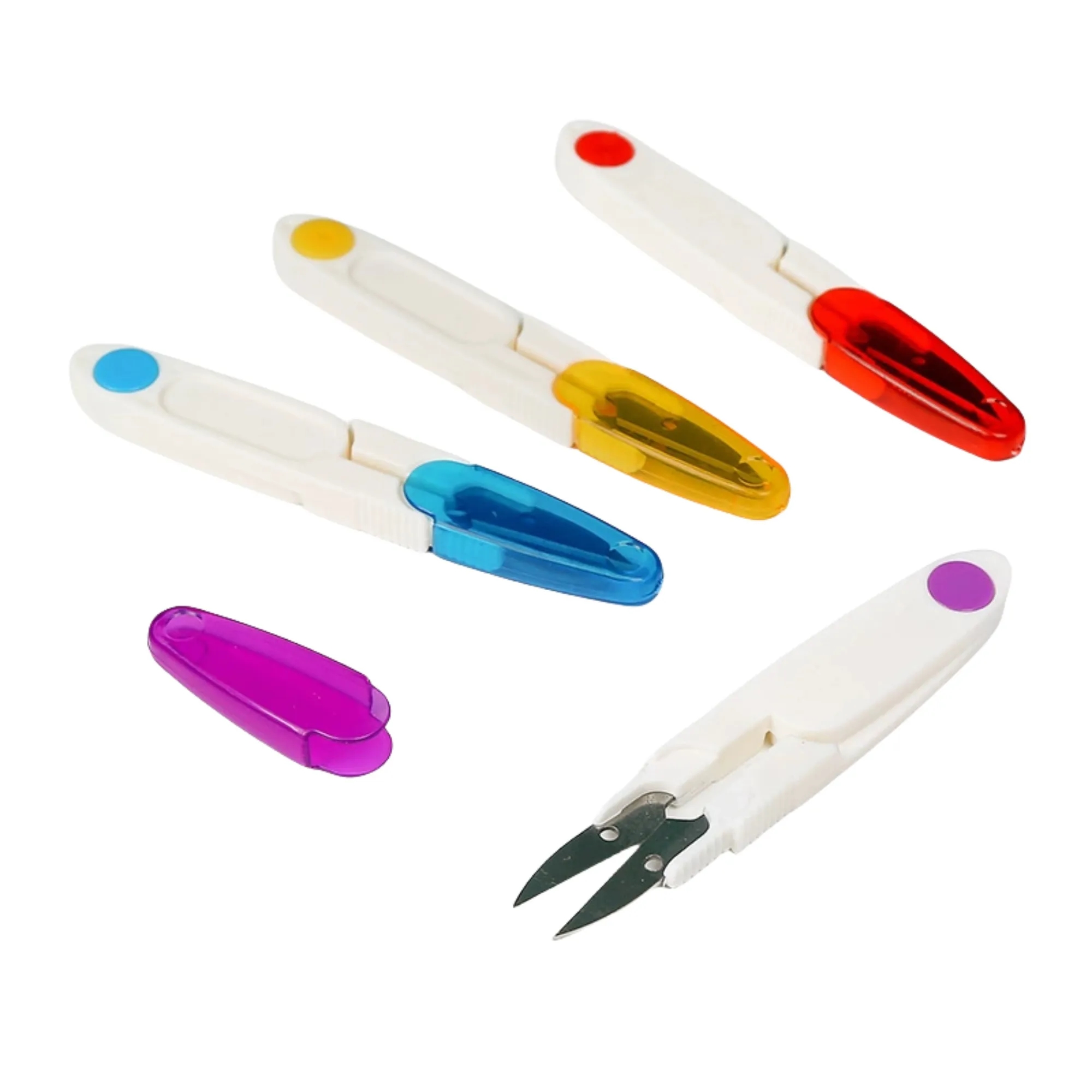 Safety Yarn Scissors With Protective Sleeves 2