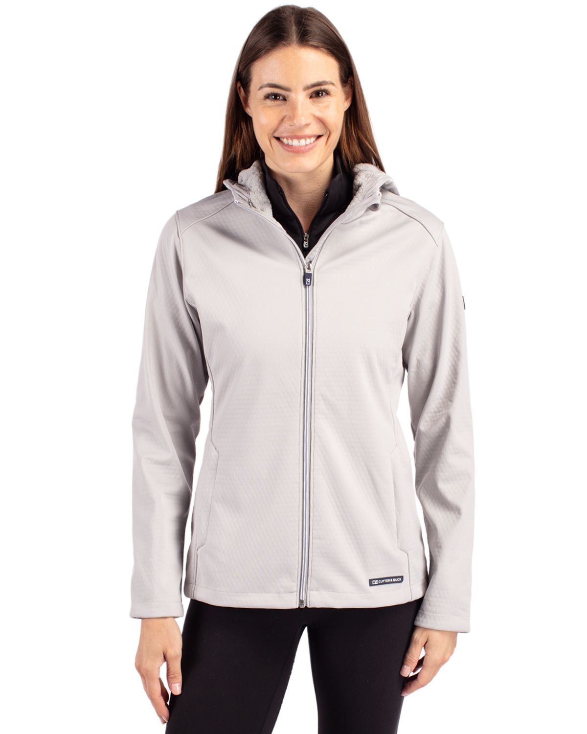 Cutter & Buck Evoke Recycled Honeycomb Fleece Womens Full Zip Jacket 80