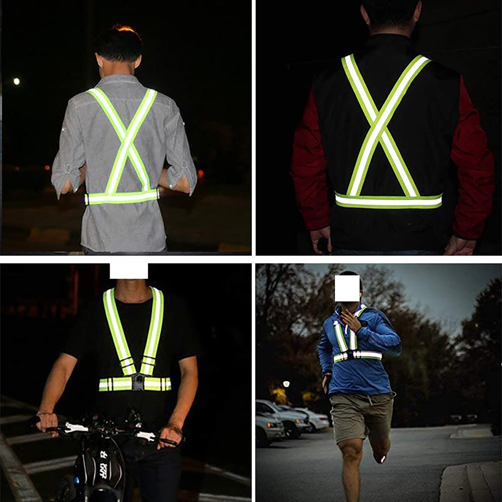 Adjustable High-Visibility Reflective Safety Vest 3