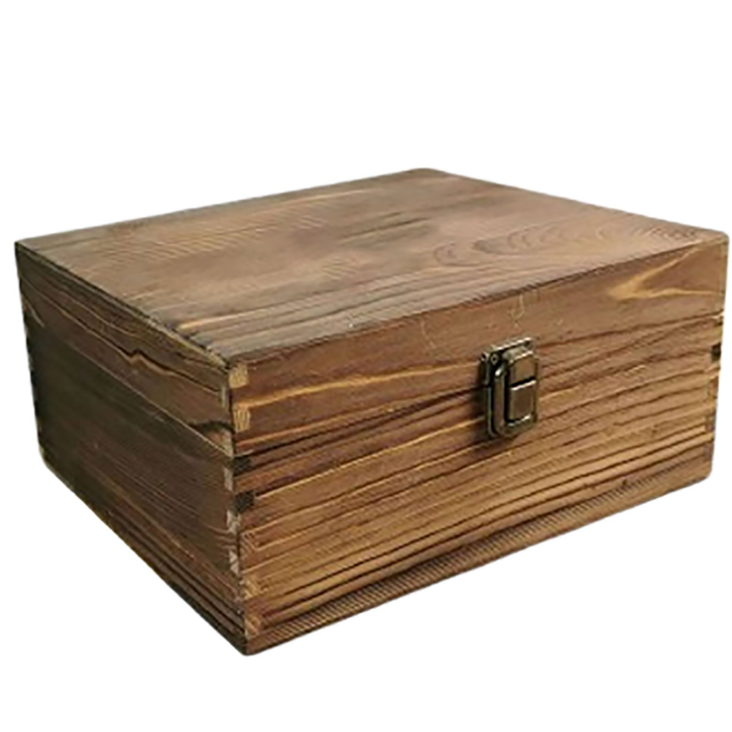 Handcrafted Genuine Wood Keepsake Chest Gift Box 2